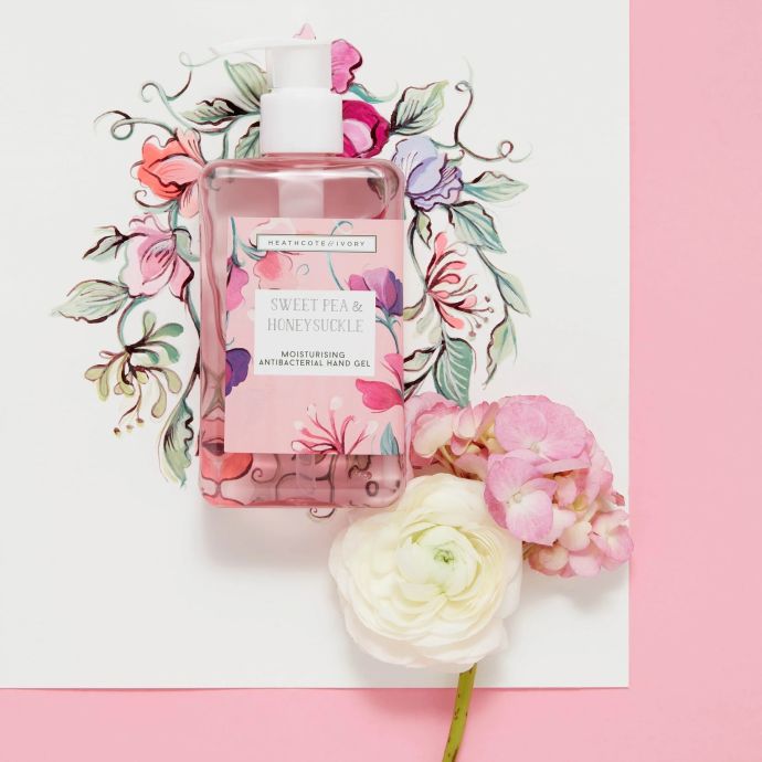 Mycí gel na ruce a tělo Sweet Pea & Honeysuckle 250ml