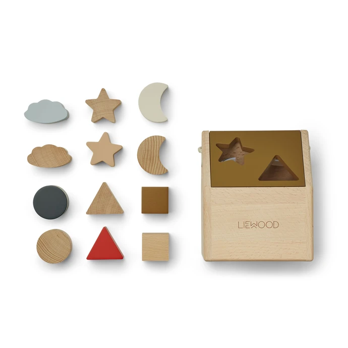 Dřevěná vkládací hračka Ludwig Puzzle Multi Mix