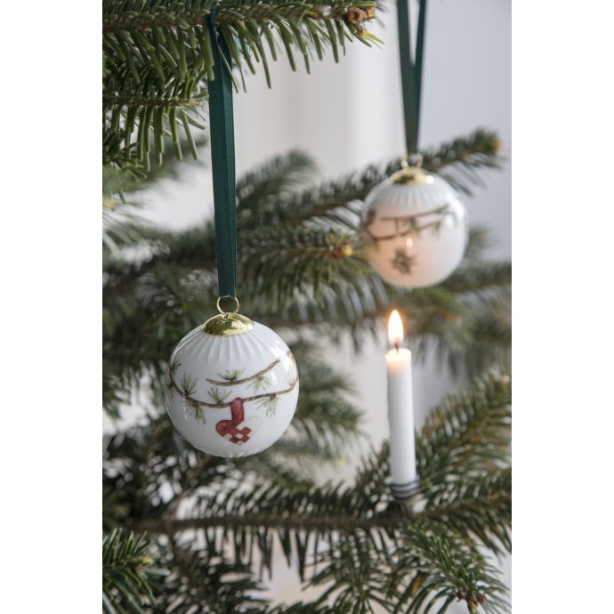 Keramická vánoční baňka Hammershøi Christmas