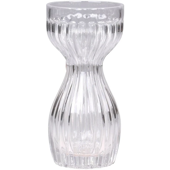 Skleněná váza Amaryllis Grooves 18 cm