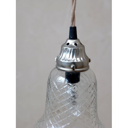 Závěsná lampa Glass Bell