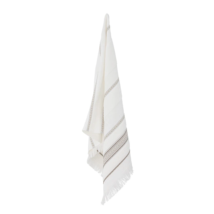Bavlněný ručník Lovina White 140×70 cm