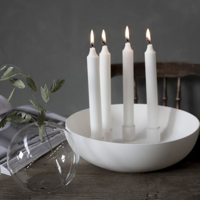 Adventní svícen Kvistbro White