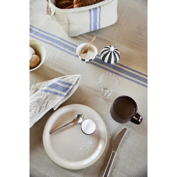 Úložná dózička Toppu Bonbonniere White / Black 11,5 cm