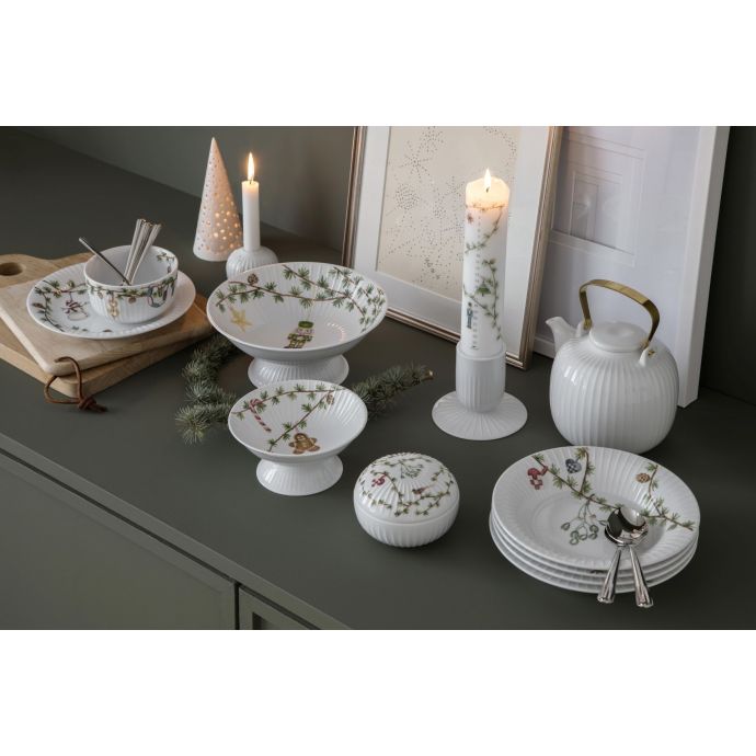 Porcelánový svícen Hammershøi White 10,5 cm