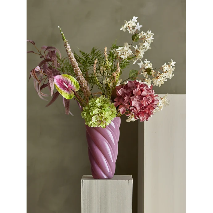 Umělá květina Hydrangea Rose 65 cm