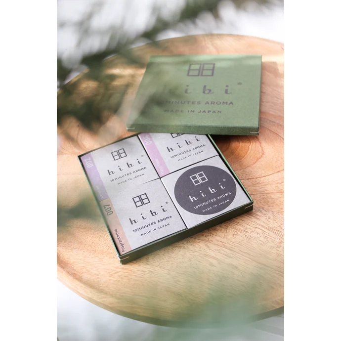 Vánoční sada vonných sirek Hibi Japanese Scents - set 3 x 8 ks