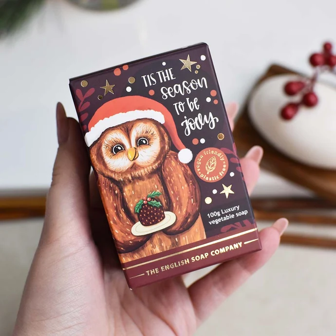 Vánoční mýdlo Christmas Owl - 100 g
