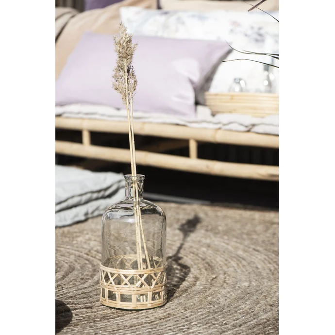 Skleněná váza Bamboo Braid