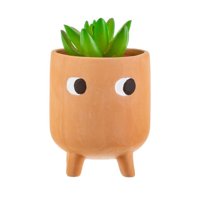 Terakotový obal na květináč Little Leggy