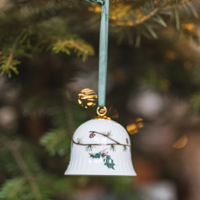 Porcelánová ozdoba Bell Hammershøi Christmas 6,5cm