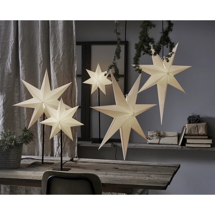 Závěsná svítíci hvězda Star Frozen 70 cm