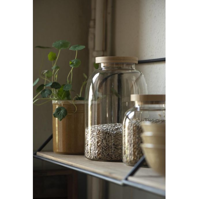 Skleněná dóza s víkem Bamboo 3,1 l