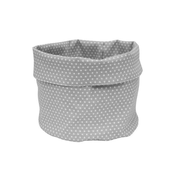Bavlněný košík na pečivo Micro Dots Grey