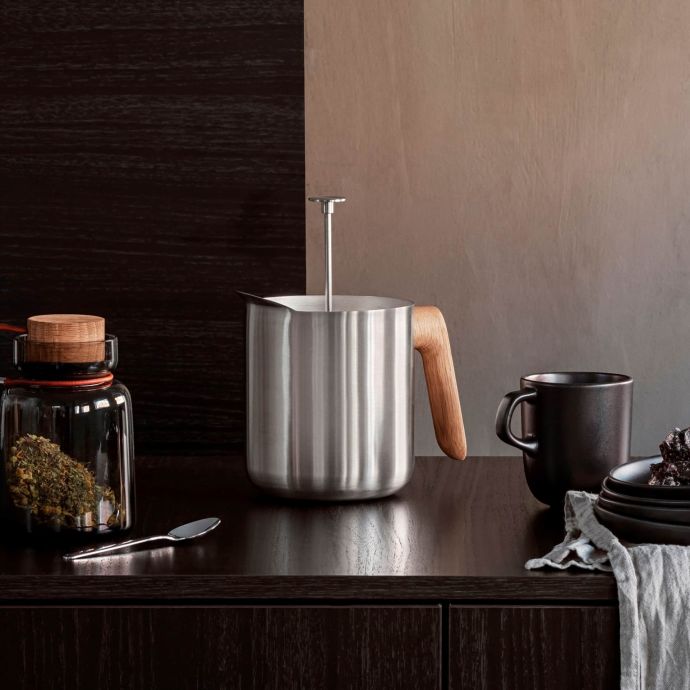 Nerezová čajová konvice Thermo Cafetiére Nordic Kitchen 1 l