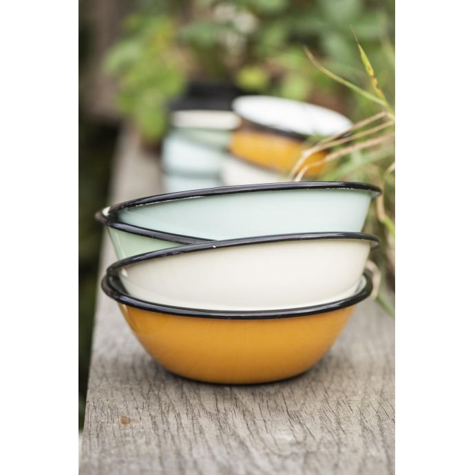 Smaltovaná miska Butter Cream Ø16,5cm