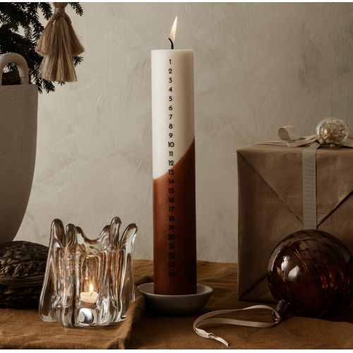 Adventní svíčka s čísly Amber 30cm