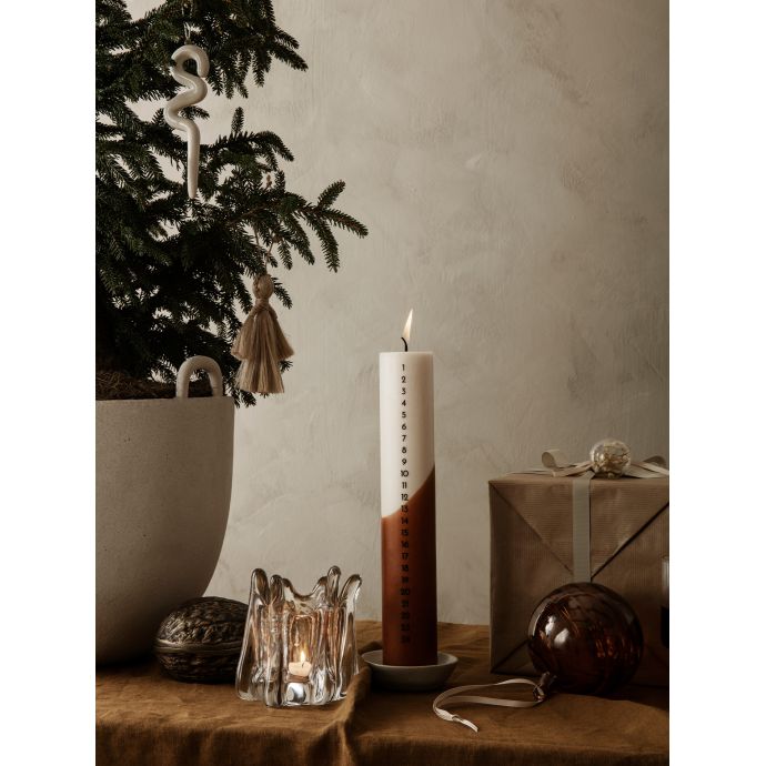 Adventní svíčka s čísly Amber 30cm