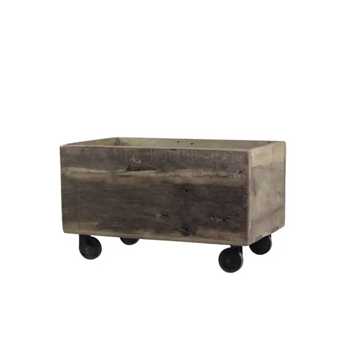 Dřevěný box s kolečky Grimaud Old Box