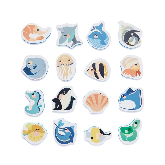 Pěnové dětské puzzle do vany Sea Animals