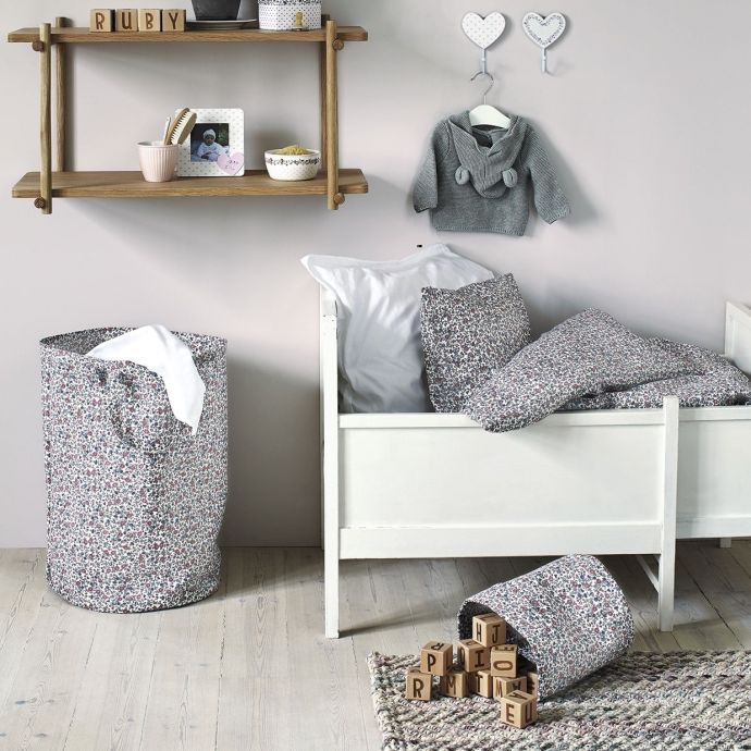 Dětské bavlněné povlečení Ruby Petit White 70 x 100 cm