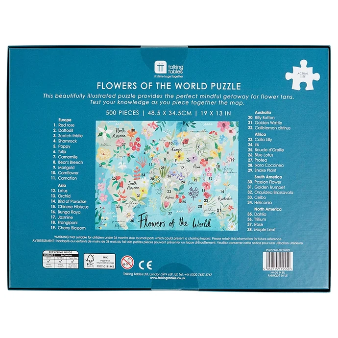 Puzzle Pick me up Flowers 500 dílků