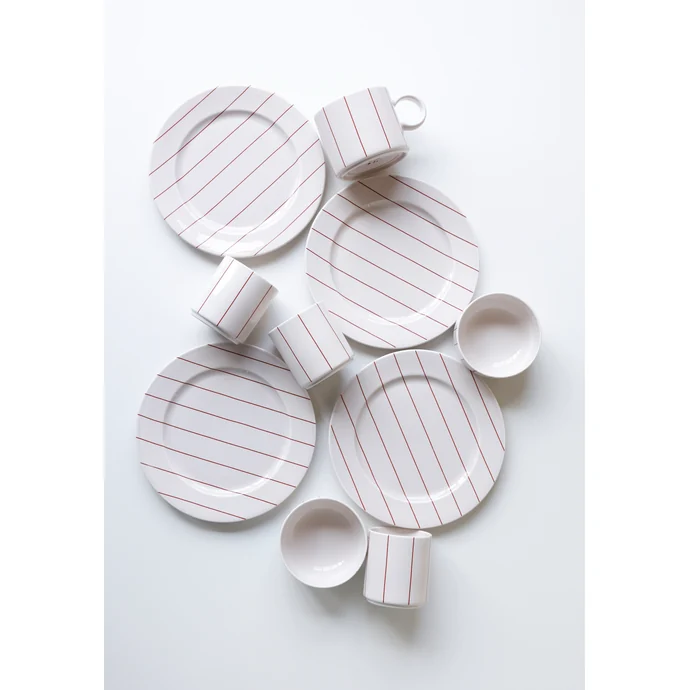 Porcelánový talíř Jumbo Pyjamas Red 23 cm