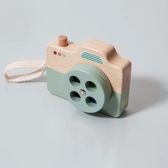 Dřevěný dětský fotoaparát Mint