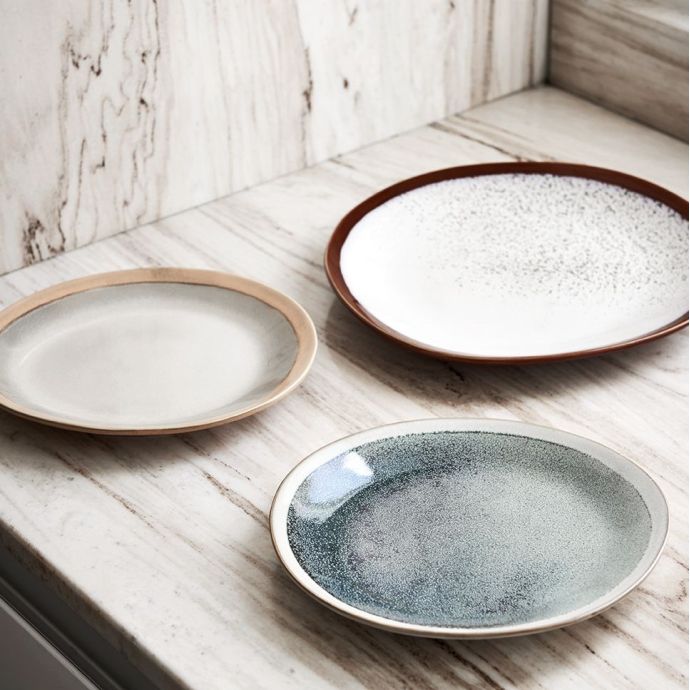Keramický servírovací talíř 70's Dinner Plate Frost