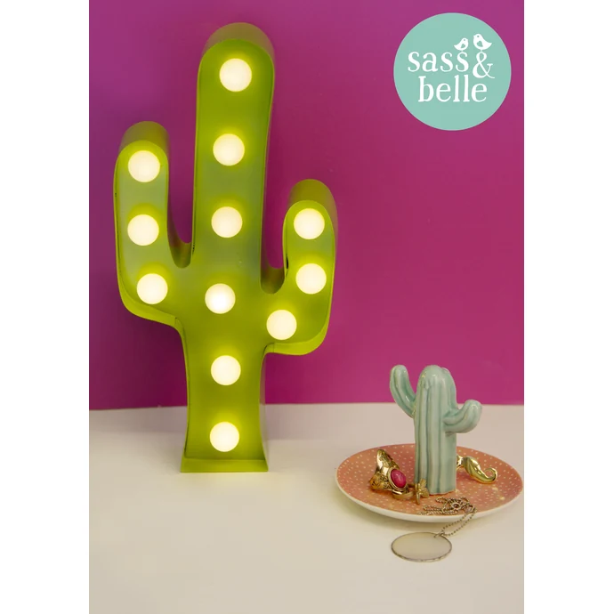 Svítící LED kaktus
