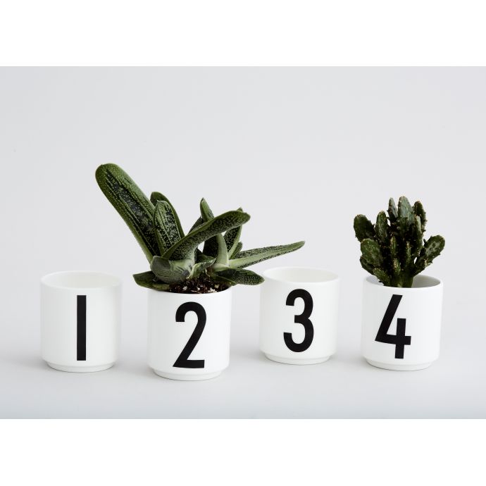 Espresso hrnečky Letters - set 4 kusů