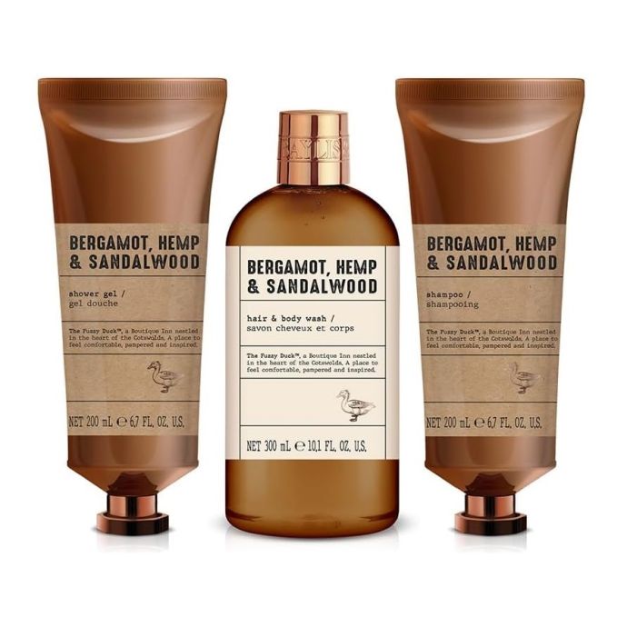 Dárkový set pánské kosmetiky Hemp & Bergamot & Sandalwood