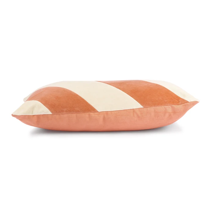 Bavlněný polštář Velvet Peach & Cream