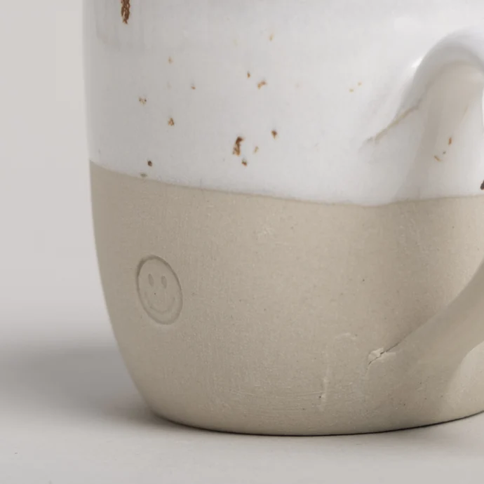Kameninový hrnek na espresso Smiley 40 ml