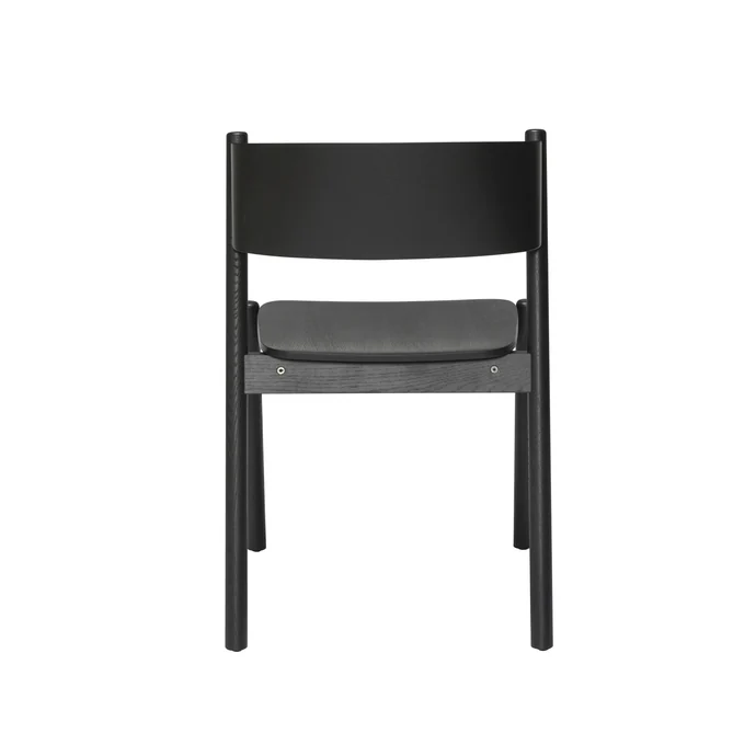 Dřevěná jídelní židle Oblique Black