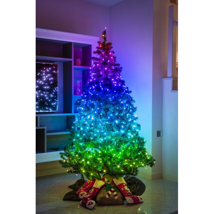Chytrý LED světelný řetěz Twinkly Strings Multicolor + White - 250 žárovek
