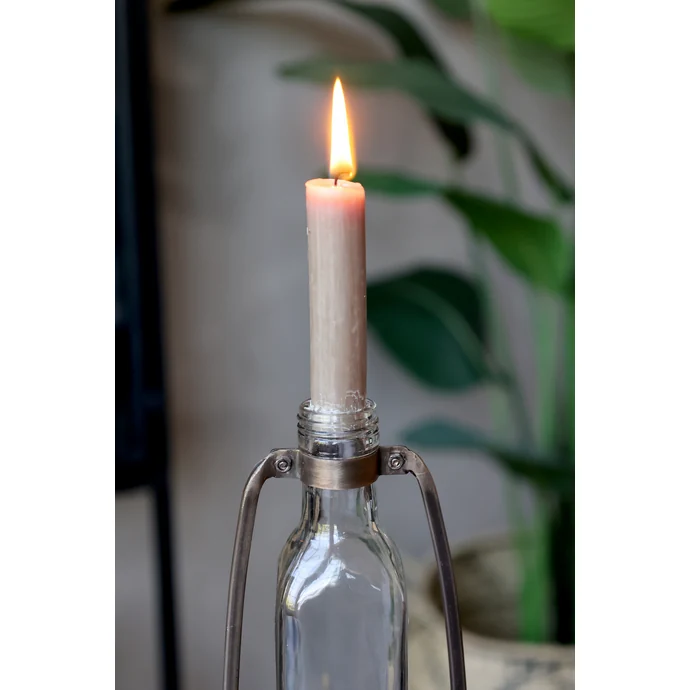 Skleněná váza Bottle Handle 23,5 cm