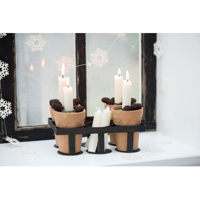 Svíčka Cream - set 6 ks