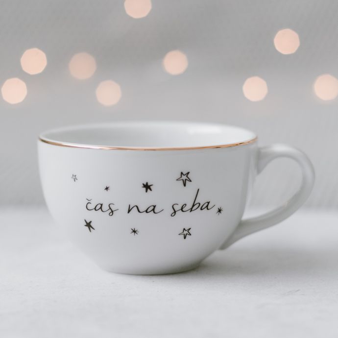 Porcelánový hrnek Čas na seba 300 ml - SK