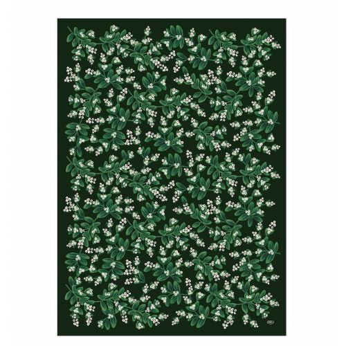 Vánoční balící papír Mistletoe Green