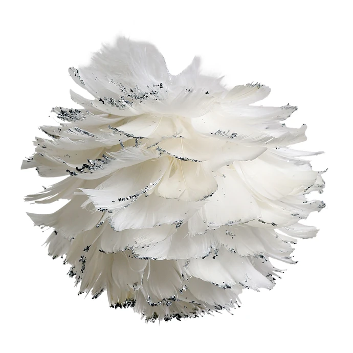 Závěsná dekorace - Plume blanche - menší