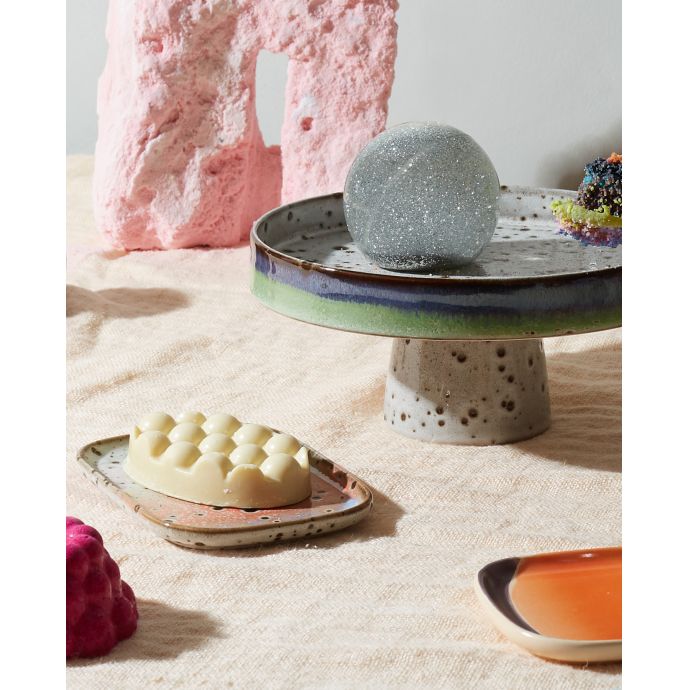 Keramická mísa na podstavci 70's Ceramics Comet