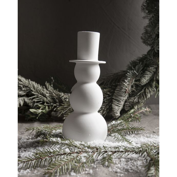 Keramická figurka sněhuláka Folke Large