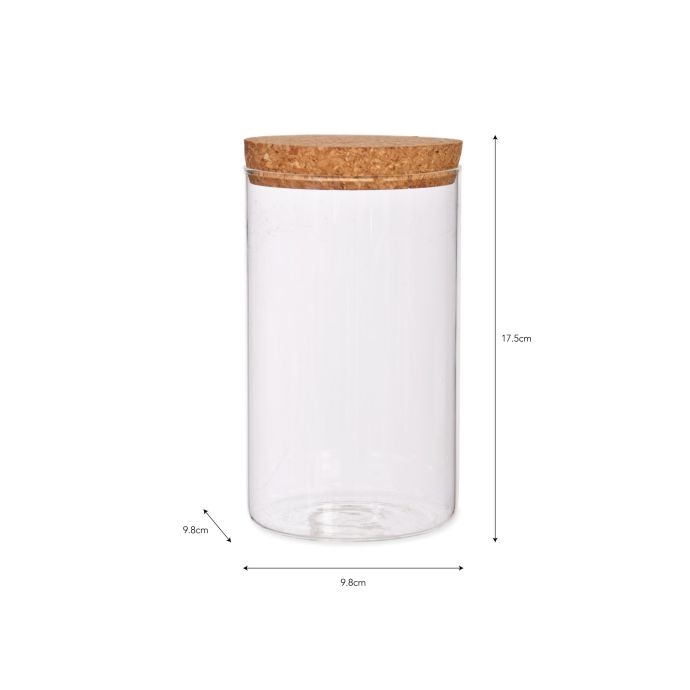 Skleněná dóza Cork - 1L