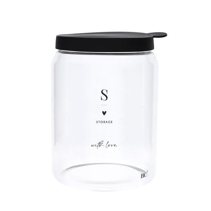 Skleněná úložná dóza s víčkem Perfect/Storage 1,6 l