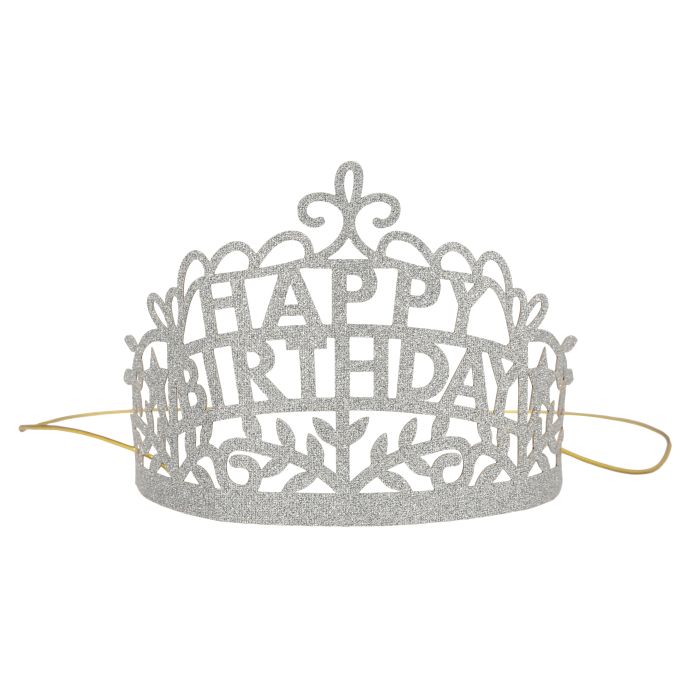 Narozeninová korunka Happy Birthday 8 ks