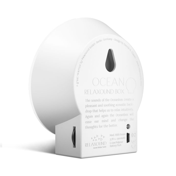 Relaxační zvuková dekorace Oceanbox Classic White