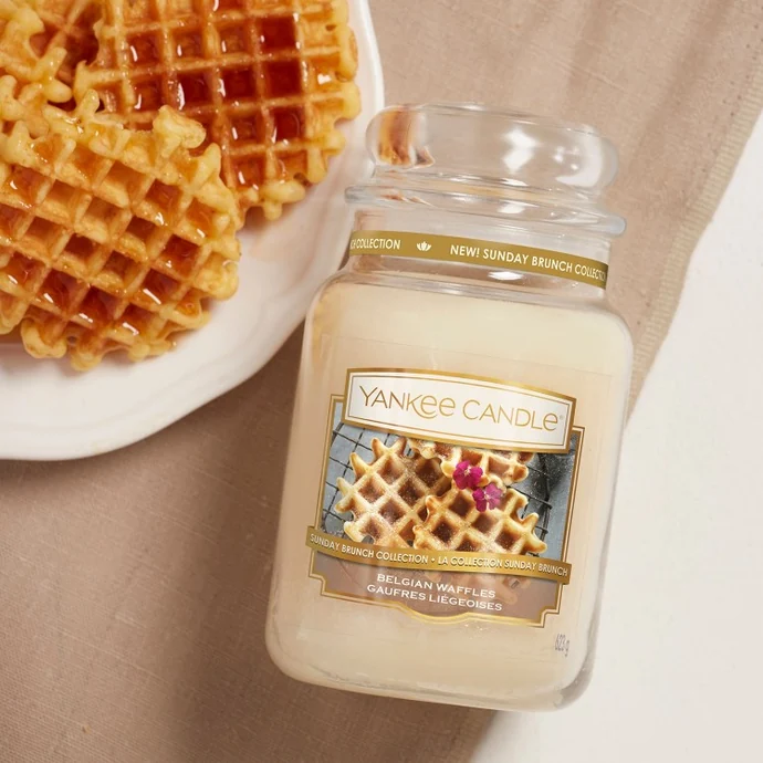 Svíčka Yankee Candle 623g - Belgian Waffles