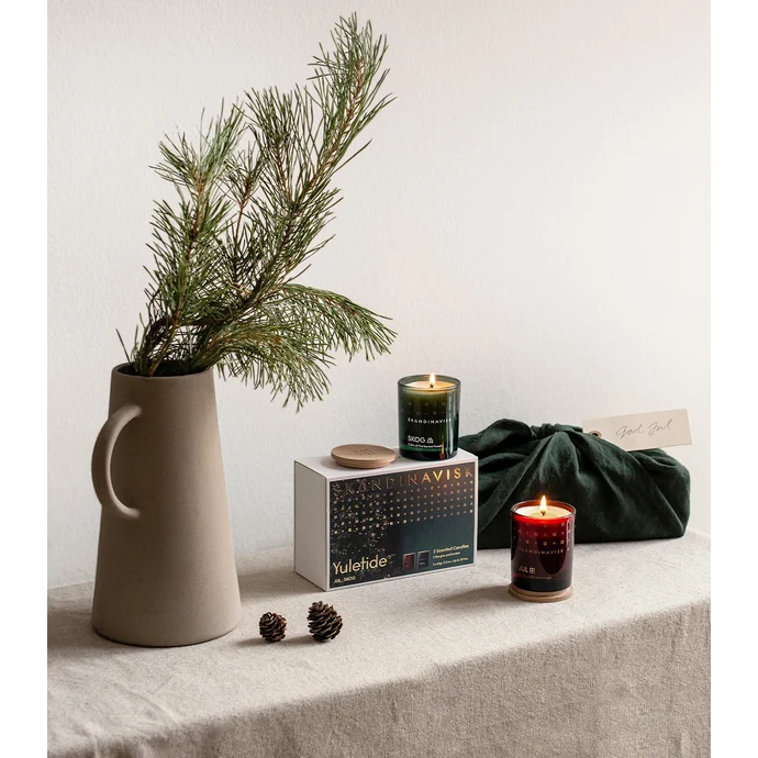 Dárkový set svíček Yuletide - JUL and SKOG – 2 x 65 g