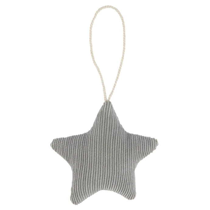 Vánoční textilní ozdoba Textile Christmas Star